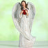 HODAO Angel Figurines Little Angel Set Interior Desktop Decoration Angel Decorations 5.8inch(Angel Holding red Heart)