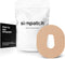 SIMPATCH – Dexcom G6 Adhesive Patch (25-Pack) – Waterproof Adhesive, CGM Patches – Multiple Color Options