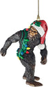 Design Toscano DB383084 Bigfoot, the Christmas yeti with Sabta's hat Funny Christmas tree decoration, polyresin, full color, 7.5 cm,Brown