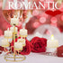 Led Electric Flameless Flickering Battery Operated Tea Lights Candles with RF Remote and Timer for Outdoor/Table/Party Decoration