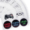 200 Pieces Video Game Controller Stickers for Video Game Party Supplies, Boys Birthday Party Decorations, 5 Styles