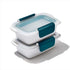 OXO Good Grips Prep & Go 2-Pack 0.6 Cup/0.14 L | Leakproof Food Storage | Ideal for spillproof snacking | BPA Free | Microwave Safe | Dishwasher Safe | Freezer Safe | Odor and Stain Resistant