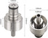2 PCS€‘MRbrew Stainless Carbonation Cap, Ball Lock Type 5/16" Barb Counter Pressure Bottle Filling Cap with 4 Extra O-Rings, Fits Most Home Brew Soda & Beer Carbonation Systems