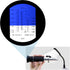 Clinical Refractometer ATC Tri-Scale Serum Protein 0-12 g/100ml Urine Specific Gravity SG 1.000-1.050 Refractive Index 1.333-1.360RI w/Extra LED Light & Pipette