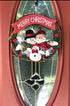Nature's Nectar Merry Christmas Wreath Home Kitchen Wall Hanging with Snowman, Santa, Doll, & Pine Leaves Decorative Ornament Plastic & Rattan Party Décor Door Hanger Artificial Fall for All Season