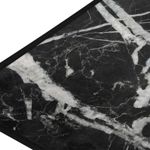 CaTaKu Marble Chic Abstract Area Rug 39x20 Inches Polyester Area Rug Non-Slip Floor Rug Runner Washable Carpet Mat for Kitchen Dinning Room Home Decorative