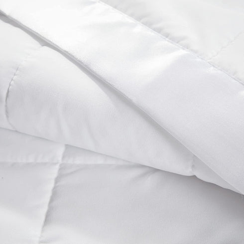 Madison Park Windom Microfiber Down Alternative Stain Resistant Blanket, Twin, White