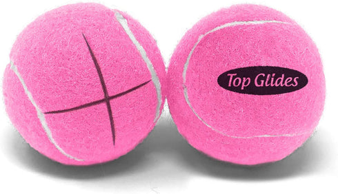 Pre-Cut Walker Glide Balls - 15 Colors & Styles (Pink)