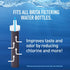 Brita Water Bottle Replacement Water Bottle Filters, Black, 6 Count