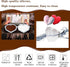 Chocolate Molds Heart Molds Set, Breakable Heart Mold 8.7inch Diamond Heart Mousse Cake Silicone Smash Molds for Baking for Valentine's Day, Birthdays, Mother's Day, Father's Day, Party (White, 62pcs)