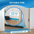 Everlasting Comfort Under Door Draft Stopper - Thicker 2" Foam Strip Blocks 50% More Noise and Wind - Seal Bottom of Doors 30" to 36" - Interior Front Door Sweep, Blocker, Soundproofing Guard