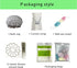 Waterproof Shower Curtain Lining?PEVA Translucent Leaf Plastic Shower Curtain?72 x 72 inches?with 3 Heavy Magnets?12 Stainless Metal Hooks?Shower Lining Suitable for Shower, Bathtub?LAIEBAI