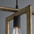 Mini Pendant Light Farmhouse Chandelier, 1-Light with Oil Rubbed Bronze Finish, Rustic Pendant Lighting for Kitchen Island, Dining Room Bedroom and Entryway