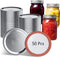 Upgrade 50Pcs Canning Lids Regular Mouth, Canning Jar Lids, Split-type Mason Jar Lids for kerr and Ball Canning Jars, BPA Free Food Grade Material Jar Lids (2.75in Lids) …