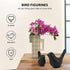 BESPORTBLE Ceramic Bird Figurines Modern Minimalist Animal Figurines Love Birds Decor Home Office Desktop Display Decor