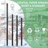 Short Paper Straws Bulk 5.5 inch - 500 ct. Disposable Black Paper Drinking Straw, Sip Stirrers for Cocktail, Coffee and Short Drinks, by CHUN'S STORE