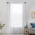 SZXIMU Curtain Rod 5/8 Inch Single Drapery Rods for Windows with Diamond Pattern Finials, 48-86", Black
