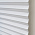 Achim Home Furnishings 123CO36W24 Cordless 1 2 3 shade Vinyl Room Darkening Pleated Window Shade, 36" x 75", White