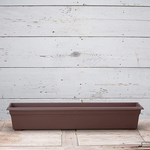 Novelty 16363 Countryside Flower Box Planter, 36-Inch, Brown