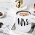 Mr and Mrs Wine Tumbler Set, Wedding Wine Tumbler, 12 Oz Insulated Stainless Steel Wine Tumbler for Newlyweds Couples Wife, Wedding Tumbler Idea for Bridal Showers Engagement, Set of 2