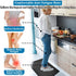 Kitchen Mat Cushioned Anti Fatigue Kitchen Rug, Waterproof Kitchen Rugs and Mats for Floor, Thick Non-Slip Standing Desk Mat for Kitchen, PVC Memory Foam Mat (Black, 17" x 29")