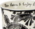 Karma Gifts Black and White BOHO Mug, 16 oz, SEA TURTLE
