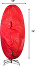Elf Stor Premium Christmas Tree Cover Holiday Red Large Size for For 7.5 Ft Tree