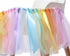 Pastel Rainbow High Chair Banner for 1st Birthday - Party Supplies for Highchair Tutu Skirt, First Birthday with One Pennant,Rainbow Birthday Decorations for Girls (Rainbow Banner)