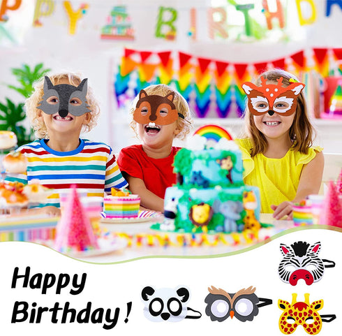 56 Pcs Jungle Safari Party Favors for Kids,Safari Birthday Decorations for Goodie Bag Fillers,Pinata Stuffers,Carnival Prizes,Prize Box Toys,Jungle Theme Birthday Party Supplies for Boys and Girls