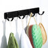 Metal Mail Envelope Holder Wall Mounted Hanging Envelope Decor Mail Organizer Holder and a Row Hook for Home Or Office