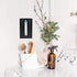 UCUDI Dryer Sheet Dispenser Magnetic Laundry Softener Sheets Holder Cover Box Storage for Laundry Room Sign Wall Art Decor Black