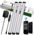 Wireless Cabinet Lighting Dimmable Remote Control Super Bright Led Under Cabinet Lighting Wireless for Closet Kitchen Shelf Counter Case,3PCS 1 feet Led Rigid Strip Warm White 3000K 12W 1500 Lumens