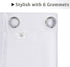 2 Panels Solid Room Darkening Drapes Pure White Themal Insulated Grommet/Eyelet Top Nursery & Infant Care Curtains Each Panel 42" W x 63" L