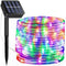 Solar Rope Lights, 66 Feet 200 LED 8 Modes Solar Rope String Lights Outdoor Fairy Lights Rope Waterproof Tube Lights with Solar Panel for Outdoor Indoor Home Decoration Garden Patio Parties