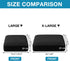 High Stretch Seat Cushion Cover Sofa Cushion Furniture Protector fot Sofa Seat Sofa Slipcover Sofa Cover Soft Flexibility with Elastic Bottom (3 Pieces Cushion Covers, Black)