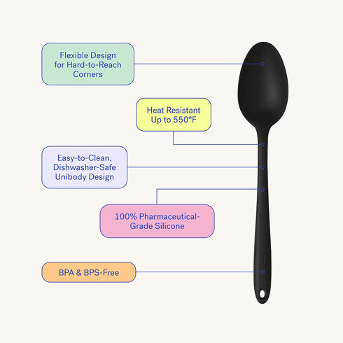 GIR Silicone Spaghetti Spoon, Mint