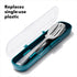 OXO Good Grips Prep & Go Stainless Steel Utensil Set with Case, Dishwasher Safe
