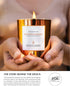 Eucalyptus & Orange Scented Candles for Home Scented | Wood Wicked Candles | Eucalyptus Candle | 8 oz 45 Hour Burn, All Natural Soy Candle, Calming Aromatherapy Candles in Rose Gold Glass Jar