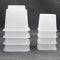 HomeRoots Bed Risers Set of 8 Heavy Duty Plastic 3, 5 or 8 Inch Adjustable Risers for Bed, Furniture Sofa, Table, and Chair - White