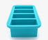 Souper Cubes 1-Cup Extra-Large Silicone Freezing Tray with Lid - makes 4 perfect 1cup portions - freeze soup broth or sauce