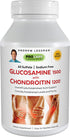 ANDREW LESSMAN Glucosamine 1500 Chondroitin 1200 - 300 Capsules – 100% Sulfate Form, Research Established Ingredients and Levels for Support of Healthy Joint Tissue. Small Easy to Swallow Capsules