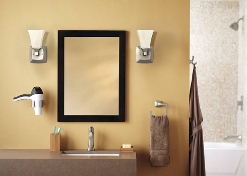 Moen YB5103BN Voss Collection Double Robe Hook, 6.30 x 3.66 x 3.03 inches, Nickel