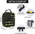 PrelerDIY Camouflage American Flag Lunch Box - Insulated Lunch Bags for Women/Men/Girls/Boys Detachable Handle Lunchbox Meal Tote Bag