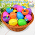 UMIKU 24PCS Easter Eggs + 24PCS Mini Community People Easter Egg Fillers Easter Basket Stuffers Plastic Surprise Eggs Easter Gifts Easter Party Favors for Kids Boys Girls Toddlers