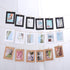 VORCOOL Kraft Paper Photo Frames 4x6in 30pcs Picture Frames Multi Wall Hanging Paper Photo Frames with 30 Clips 3 Ropes for DIY Display Party Decor