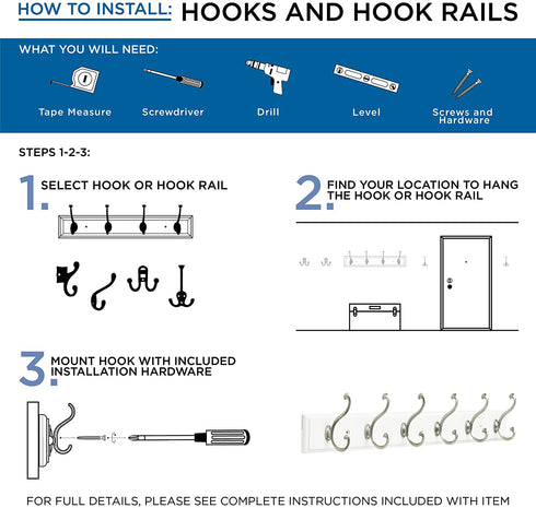 Franklin Brass Paw Print Hook Wall Hooks, Bronze, FBPAWHK-VBR-C