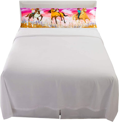 Franco PE0168 Kids Bedding Super Soft Microfiber Zippered Body Pillow Cover, 20" x 54", Spirit Riding Free