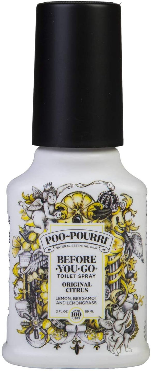 Poo-Pourri Before-You-Go Toilet Spray Bottle, 2 oz, Original Scent, 2 Count