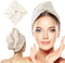GRUNPLUS 100% Pure Cotton Hair Towel |Hair Wrap Towel | Hair Towel | Hair Drying Towel | Hands-Free Dryer | Fast Drying Hair Wrap | Cotton Hair Towel | 8.7 X 24 in, 0.19 lb