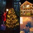 Battery Operated String Lights, 2 Pack 50 LED Christmas Lights Waterproof Mini Lights Set with 8 Modes for Outdoor Indoor Christmas Tree Wreath Wedding Patio Party Garden Decor Warm White